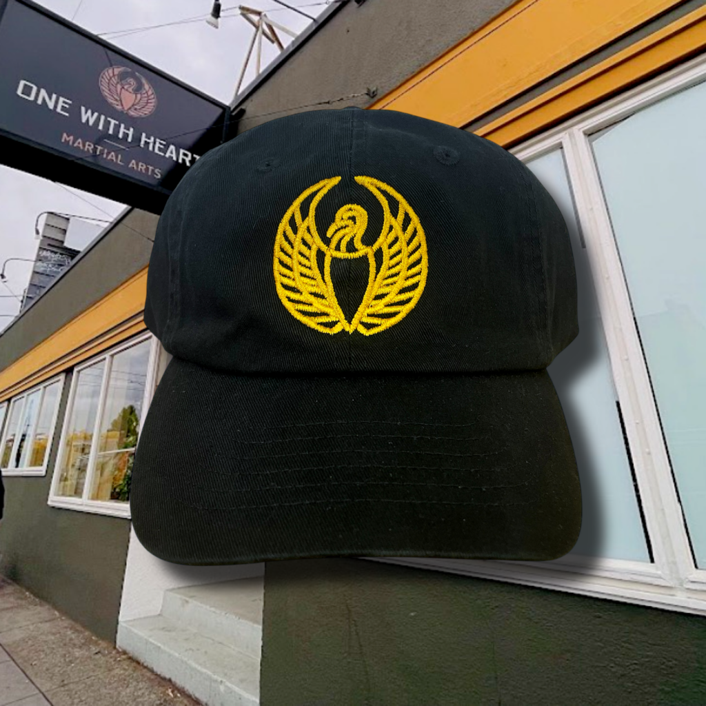 Custom embroidered dad hat for small business in Portland